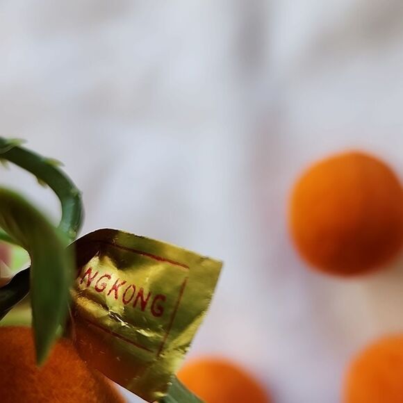 Vintage 70's Felted Fruit Decorating Picks - Picture 4 of 11